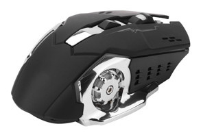 Sxhlseller X8 RGB Sessiz Makrolu Kablosuz Siyah Optik Gaming Mouse