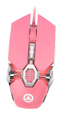 Gatuida Sessiz Kablosuz Pembe Optik Gaming Mouse