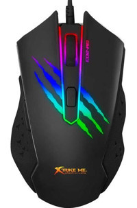 Canpay Kompakt RGB Makrolu Kablolu Siyah Optik Gaming Mouse