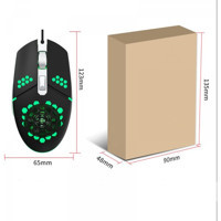 Jingyi G25 RGB Kablolu Beyaz Optik Gaming Mouse