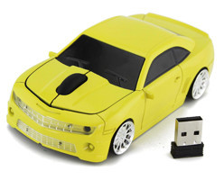 Bewinner Tablet Uyumlu Kablosuz Sarı Optik Mouse