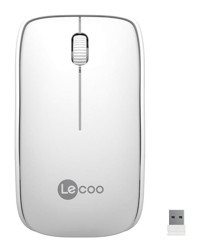 Lecoo WS208 Kablosuz Beyaz Optik Mouse