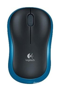 Logitech M186 Kablosuz Mavi Optik Mouse