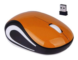 Fiauli Kablosuz Turuncu Optik Mouse