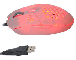 Ashata RGB Makrolu Kablolu Pembe Optik Mouse