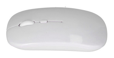 Broleo Sessiz Kablosuz Beyaz Optik Mouse
