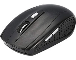Decisive Ergonomik Makrolu Kablosuz Siyah Optik Mouse