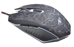 Hemobllo RGB Sessiz Ergonomik Makrolu Kablolu Gri Optik Gaming Mouse