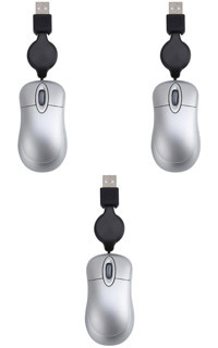 Osaladı Kablolu Gri Optik Mouse