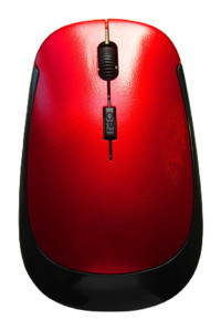 Fiauli Sessiz Kablosuz Kırmızı Optik Mouse