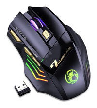 Auklopvzz RGB Makrolu Kablosuz Siyah Optik Gaming Mouse