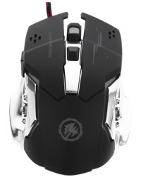 Gadpiparty Programlanabilir RGB Ergonomik Kablolu Siyah Optik Gaming Mouse