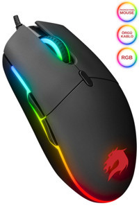 Gamebooster RGB Makrolu Kablolu Siyah Optik Gaming Mouse