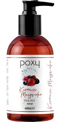 Poxy Kırmızı Meyveler Kırmızı Meyveler Duş Jeli 400 ml