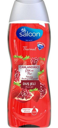 Saloon Thermal Canlandırıcı Çilek-Nar Duş Jeli 453 ml