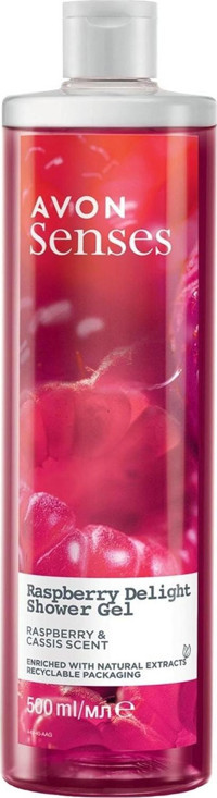 Avon Senses Rapsberry Delight Frambuaz-Frenk Üzümü Duş Jeli 500 ml
