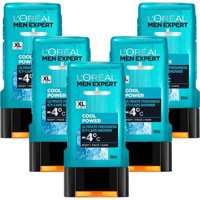 L'Oreal Paris Men Expert Cool Power Buz Ferahlığı Duş Jeli 5x300 ml