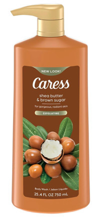 Caress Peeling Esmer Şeker-Karita Yağı Duş Jeli 750 ml