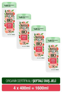 Le Petit Marseillais Bio Şeftali Duş Jeli 4x400 ml
