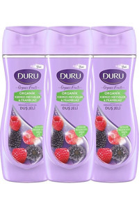 Duru Organic Fruits Kırmızı Meyveler Duş Jeli 3x450 ml