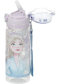Ottonya Together Is Better 41433 Frozen Pipetli Çok Renkli Plastik Okul Çocuk Suluk 500 ml