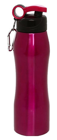 Mikro Mt2627Kr Pembe Çelik Spor Yetişkin Matara 750 ml
