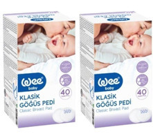 Wee Baby Klasik 2x40'lı Göğüs Pedi