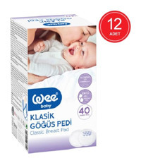 Wee Baby Klasik 12x40'lı Göğüs Pedi
