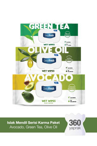 Deep Fresh Zeytinyağlı 360 Yaprak 3'lü