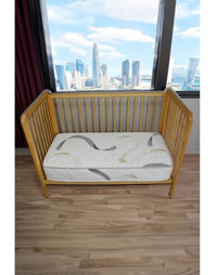 Pure Sleep Dikdörtgen Ortopedik 70x150 cm Beşik Bebek Yatağı