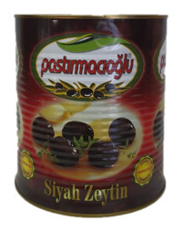 Pastırmacıoğlu Az Tuzlu Salamura Siyah Zeytin Teneke 2 kg