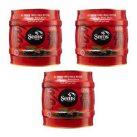 Şems Az Tuzlu Sele Salamura Siyah Zeytin Teneke 3x2 kg