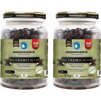 Marmarabirlik Premium Xl Salamura Siyah Zeytin Kavanoz 2x1 kg