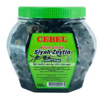 Cebel Siyah Zeytin Kavanoz 1 kg