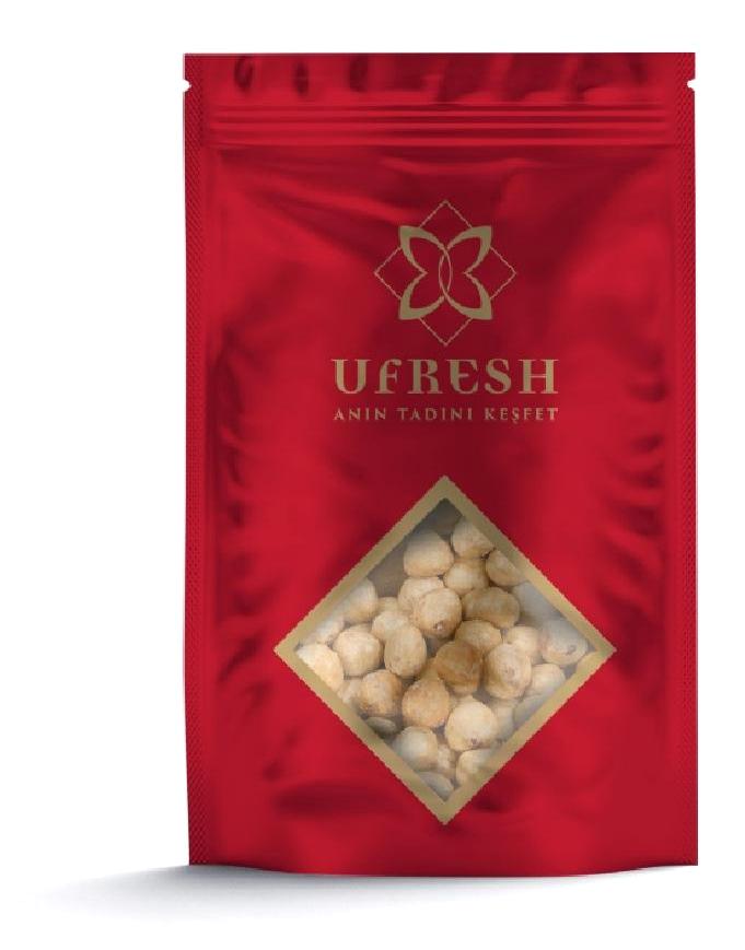 Ufresh Kavrulmuş Tuzsuz Organik Tane İçi Fındık 100 gr