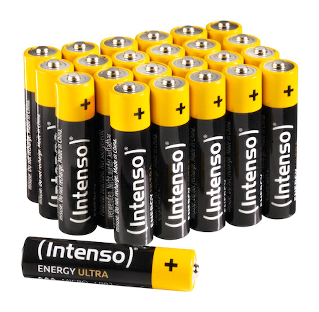 Intenso LR03 1.5 V 1250 mAh Alkalin AAA / İnce Kalem Pil 24'lü