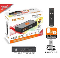 Hiremco Matrix Settop 64 GB Kapasteli 4 GB Ram Wifi 4K Android TV Box