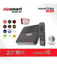 Alpsmart AS512 16 GB Kapasteli 2 GB Ram Wifi 4K Android TV Box
