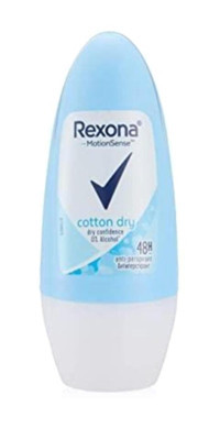 Rexona Cotton Dry Ter Önleyici Antiperspirant Roll-On Kadın Deodorant 50 ml