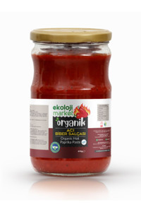 Ekoloji Market Organik Acı Biber Salçası 610 gr