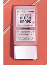 Revolution Bright Light Blush Drops Rosie Pink Parlak Krem Allık