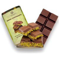 3 Chocolate Antep Fıstığı Kadayıf Dolgulu Sütlü Dubai Çikolatası 200 gr