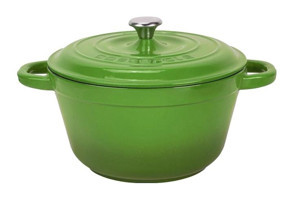 Lava New Heritage Demir Döküm 22 cm Derin Tencere Yeşil