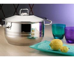 Hascevher Gastro Çelik 24 cm Derin Tencere
