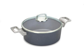 Primanova Woll D-WOLL828DLPIL İndüksiyon Cam Kapaklı Döküm 28 cm Derin Tencere
