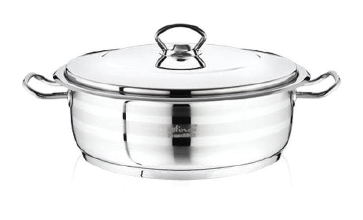Safinox Flavia İndüksiyon Paslanmaz Çelik 32 cm Karnıyarık Tencere