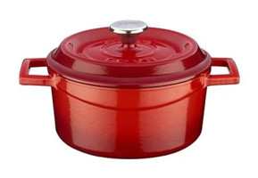 Lava Trendy Döküm 14 cm Derin Tencere Kırmızı