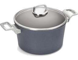 Primanova Woll D-WOLL124DLPL Cam Kapaklı Döküm 24 cm Derin Tencere