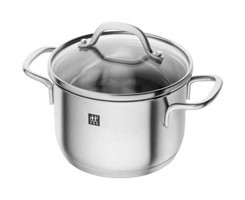 Zwilling Pico Cam Kapaklı Paslanmaz Çelik 14 cm Derin Tencere
