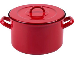Emaylab Rainpot Emaye 20 cm Derin Tencere Kırmızı